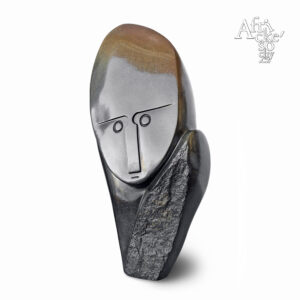 Skulptur von Mekias (Mike) Munyaradzi: Mann | Steinskulpturen online kaufen