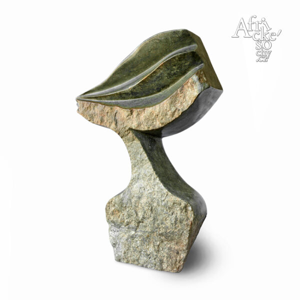 Skulptur von Tafunga Bonjisi: Kopf eines Maedchens