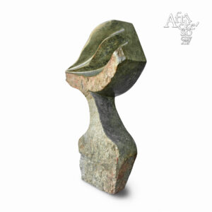 Skulptur von Tafunga Bonjisi: Kopf eines Maedchens