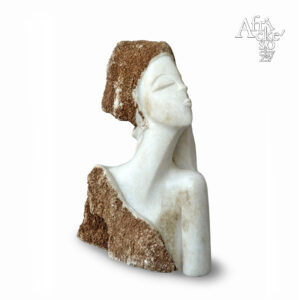 Skulptur von Tutani Mgabazi: Kuss | Steinskulpturen online kaufen
