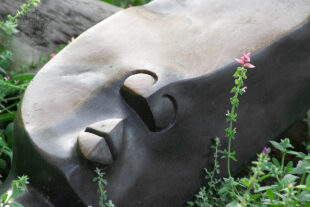 Ausstellung von Steinskulpturen von Bildhauern aus Simbabwe im Dvůr Králové Zoo, Saison 2014